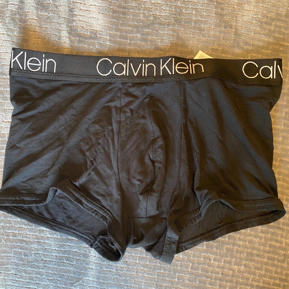 Brand New Calvin Klein Modal Soft Black Trunks